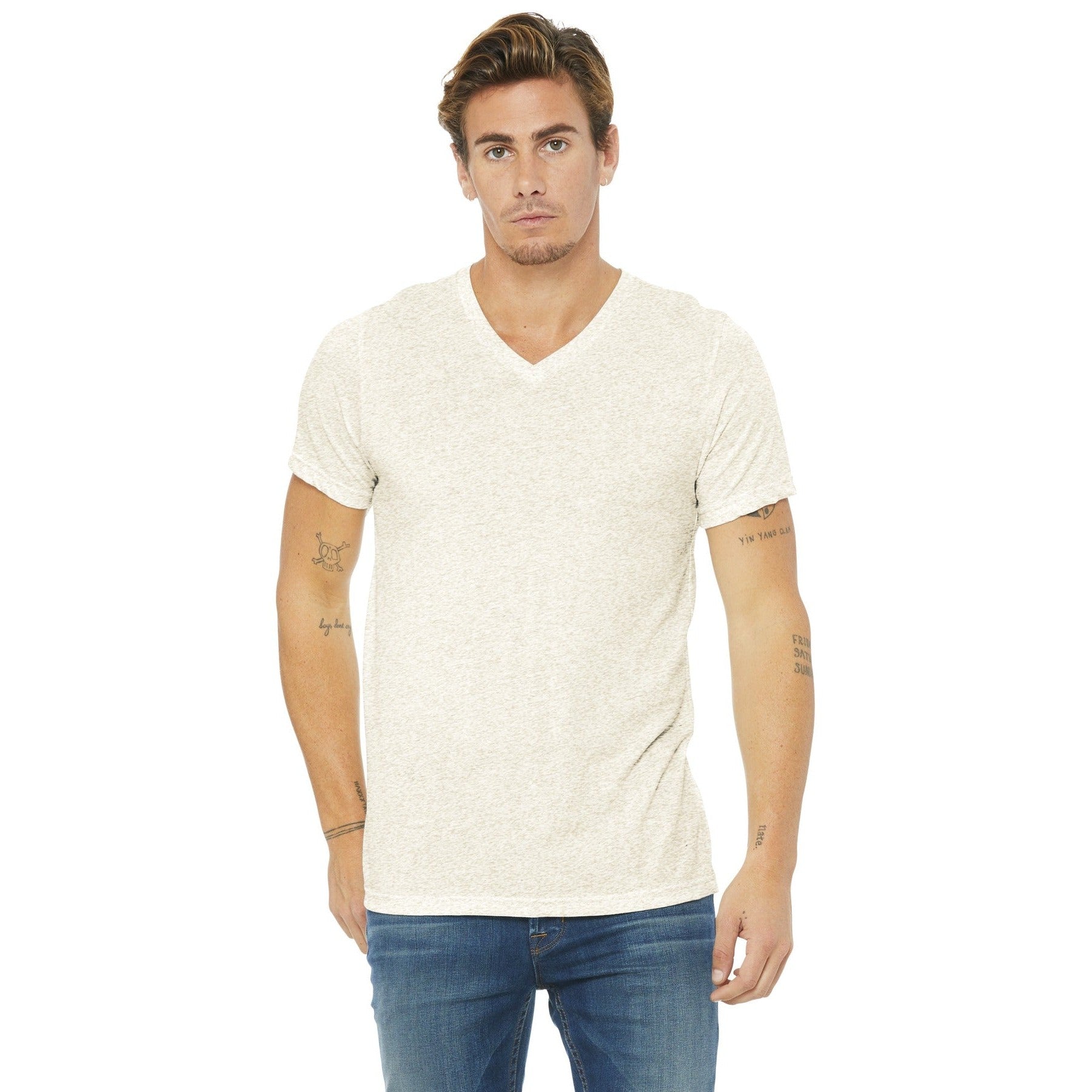 Bella + Canvas-BELLA+CANVAS ® Unisex Triblend Short Sleeve V-Neck Te. BC3415-MedTech-7